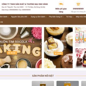 thiết kế web nguyên liệu
